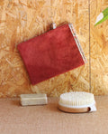 Gant de toilette en éponge de bambou et coton bio
